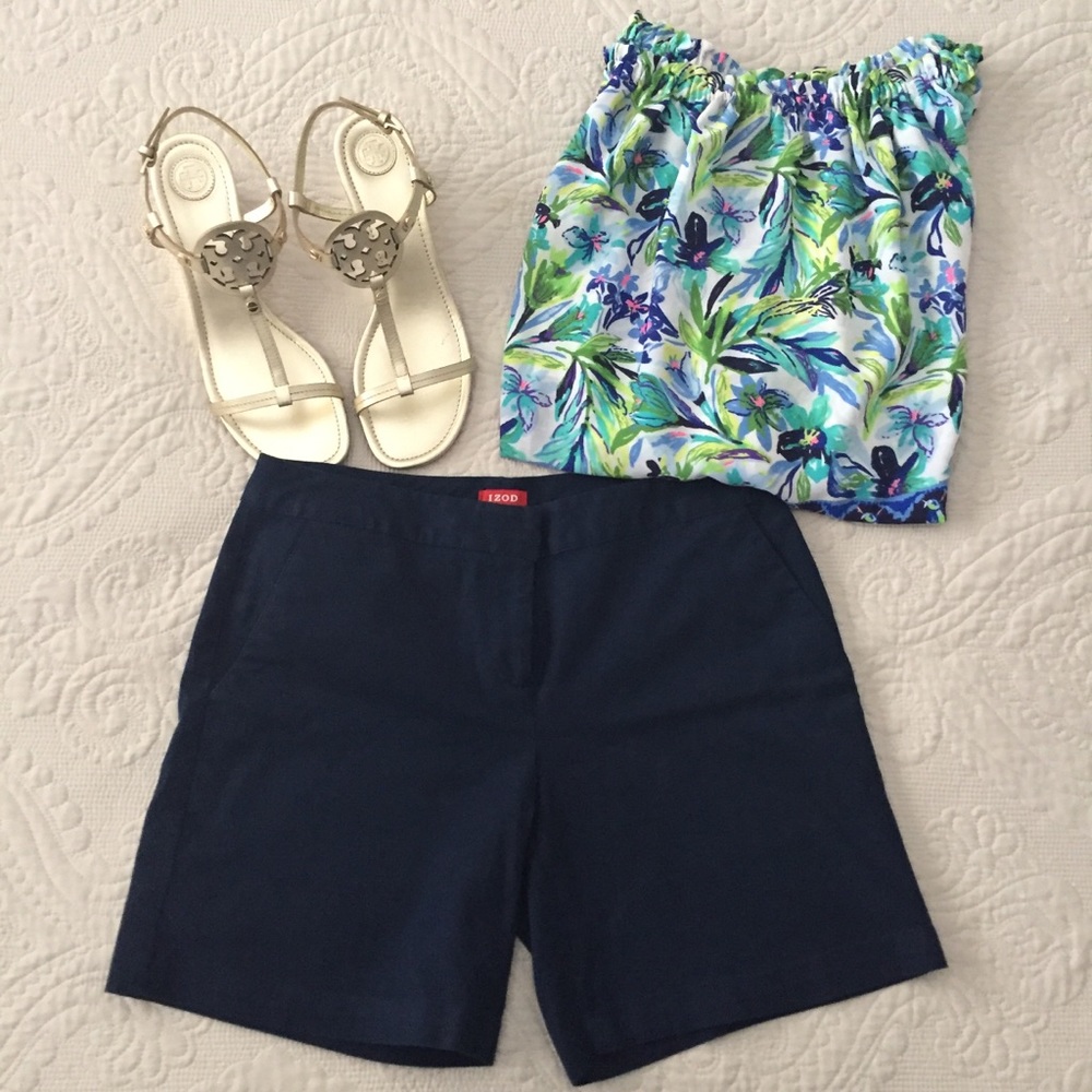 Izod Navy Womens Shorts